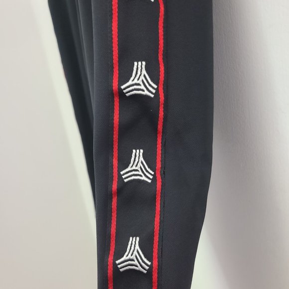 Adidas Tango Tape Clubhouse Pants - Black/Red Soccer Football Track Suit - Picture 10 of 10